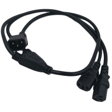 Y Type IEC Distribution C13 C14 Extension Power Cord